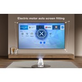 Projektor Multimedia MG50 LED HD Beamer Heimkino mit Screen Mirroring (Android 12, WiFi 6)
