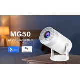 Projektor Multimedia MG50 LED HD Beamer Heimkino mit Screen Mirroring (Android 12, WiFi 6)