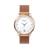 Smart Watch HDT8 montre intelligente avec bracelet milanais taille universelle - Or