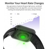 Smart Watch FitPro Y68 - Fitness Tracker Smart Watch Sport inkl. Touchscreen + Sportprogramme - Rosa