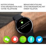 Smart Watch WearFit S20 - Montre connectée avec écran tactile et programmes de sport / fitness - Blanc