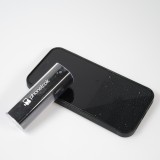 Reinigungsspray für Smartphone-Displays 2-in-1 mit integriertem Mikrofasertuch - PhoneLook - Schwarz