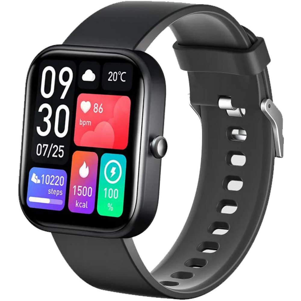 Starmax GTS5 intelligente Smartwatch mit Fitnesstracker TFT HD Bluetooth - Schwarz