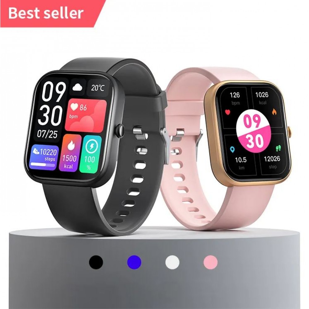 Starmax GTS5 Smartwatch montre intelligente avec traqueur de fitness Bluetooth - Rose/noir