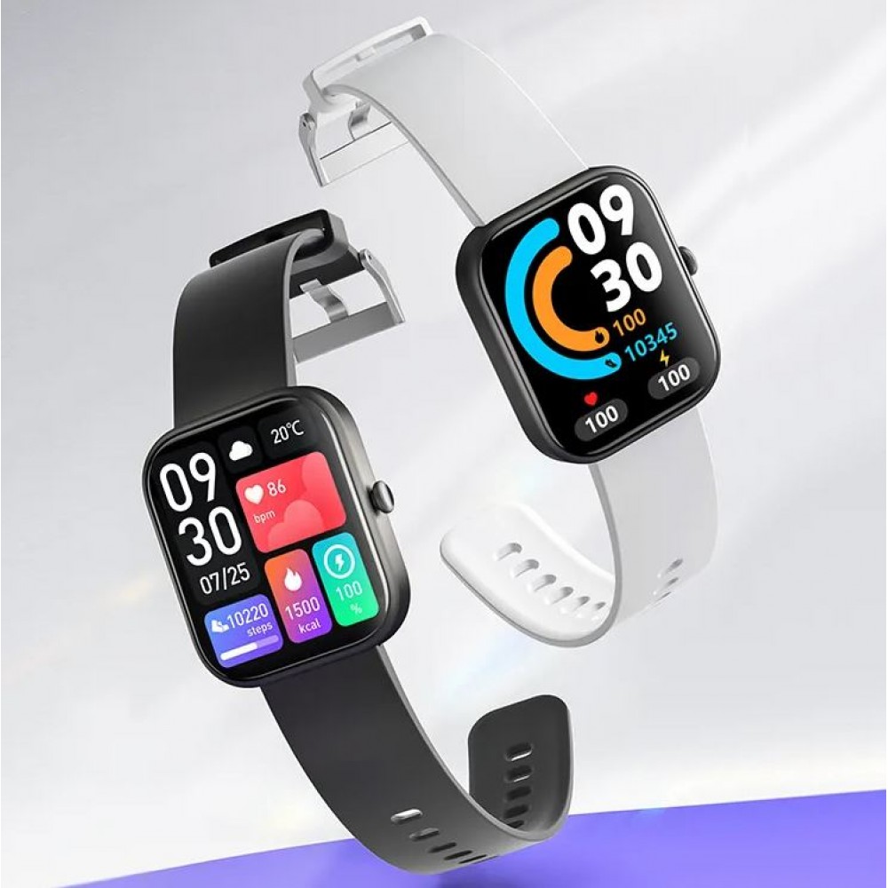 Starmax GTS5 intelligente Smartwatch mit Fitnesstracker TFT HD Bluetooth - Rosa/schwarz