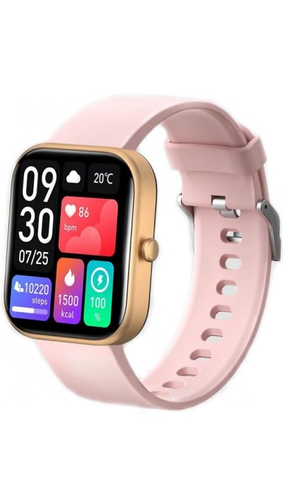 Starmax GTS5 Smartwatch montre intelligente avec traqueur de fitness Bluetooth - Rose/or