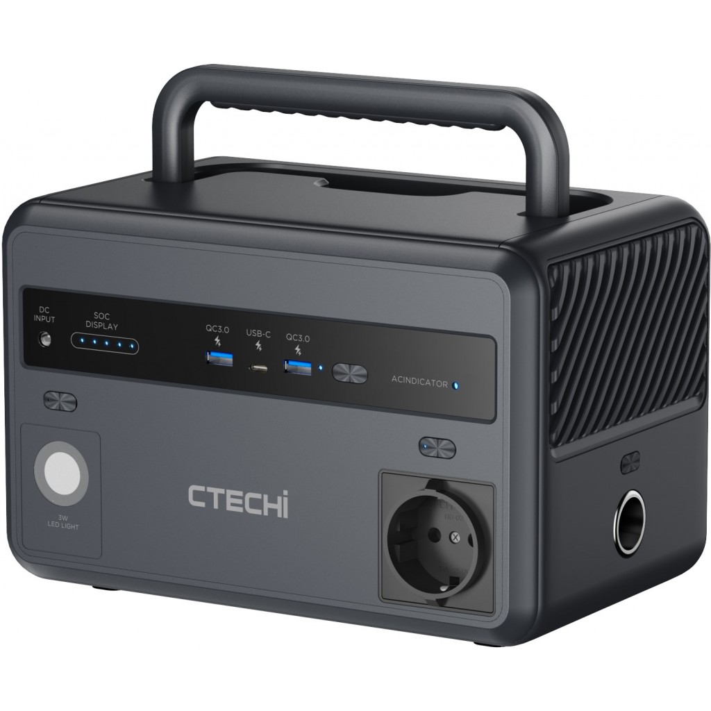 Station de charge CTECHi GT300 (299 Wh) - Batterie LiFePO4, 3