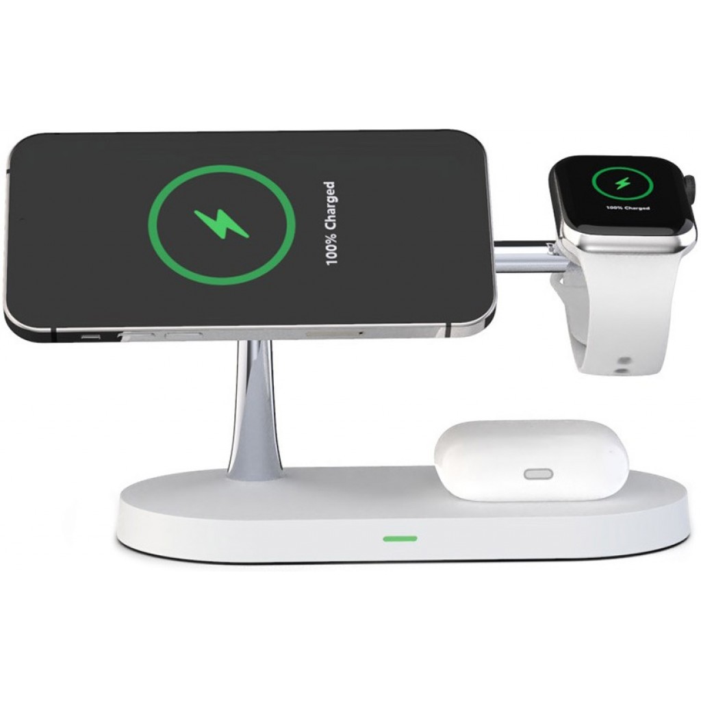 Station de charge magn tique sans fil 5 en 1 pour iPhone Apple