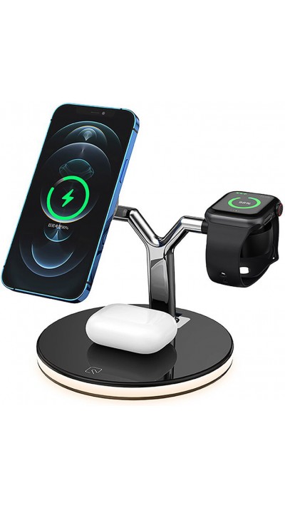 Qi wireless chargeur double pour Smartphones (iPhone et Android) - Noir -  Acheter sur PhoneLook