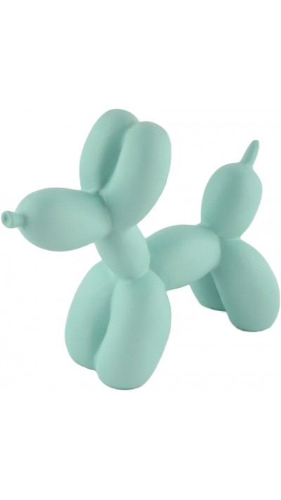 Statue rétro déco créative en forme de ballon / design de chien - Bleu