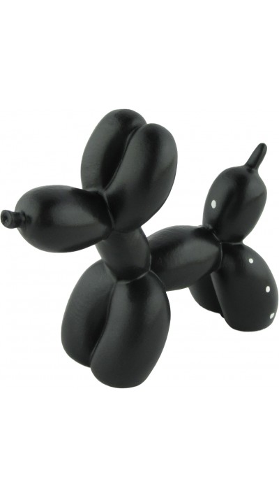 Statue rétro déco créative en forme de ballon / design de chien - Noir