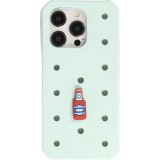 3D-Schmuck Charm für Silikonhülle mit Löcher im Crocs-Stil - Beer Bottle