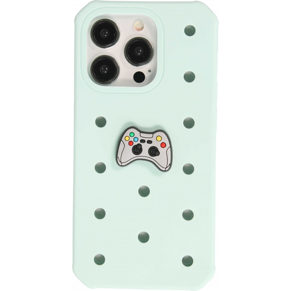 Charm bijou 3D pour coque avec trous style Crocs - Gaming Console