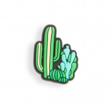 Charm bijou 3D pour coque avec trous style Crocs - Lovely Cactus