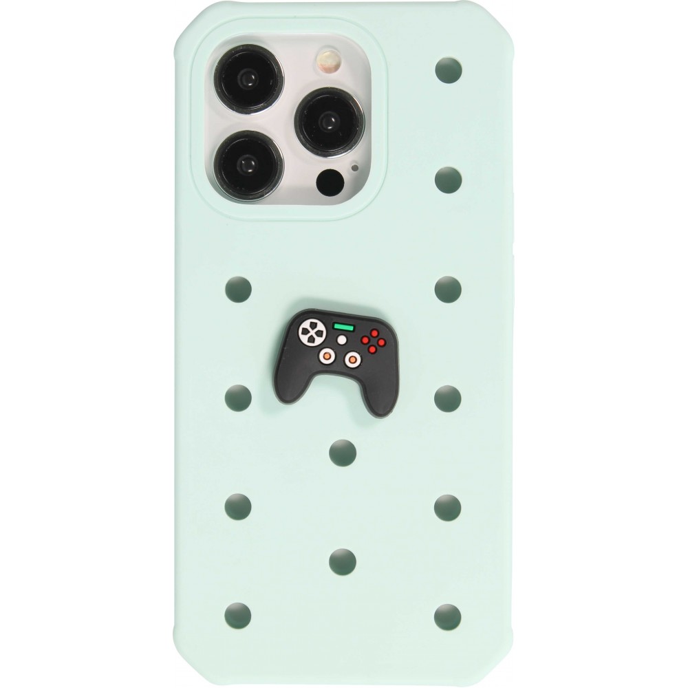 Charm bijou 3D pour coque avec trous style Crocs - Modern Game Controller