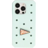 Charm bijou 3D pour coque avec trous style Crocs - Peace Triangle