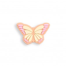 Charm bijou 3D pour coque avec trous style Crocs - Pink Butterfly