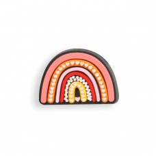 Charm bijou 3D pour coque avec trous style Crocs - Rainbow of Hearts