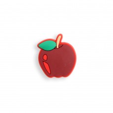 Charm bijou 3D pour coque avec trous style Crocs - Red Apple