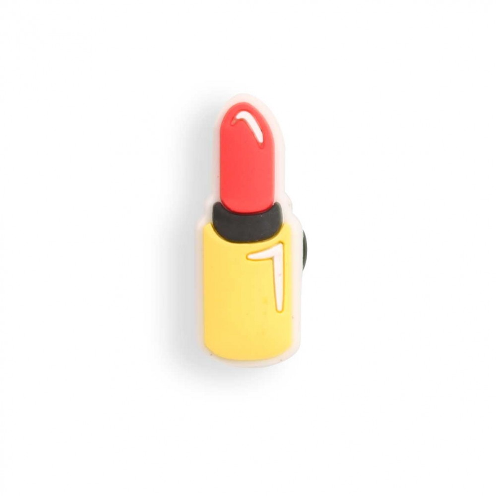 Charm bijou 3D pour coque avec trous style Crocs - Red Lipstick