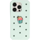 Charm bijou 3D pour coque avec trous style Crocs - Slushy Cupcake