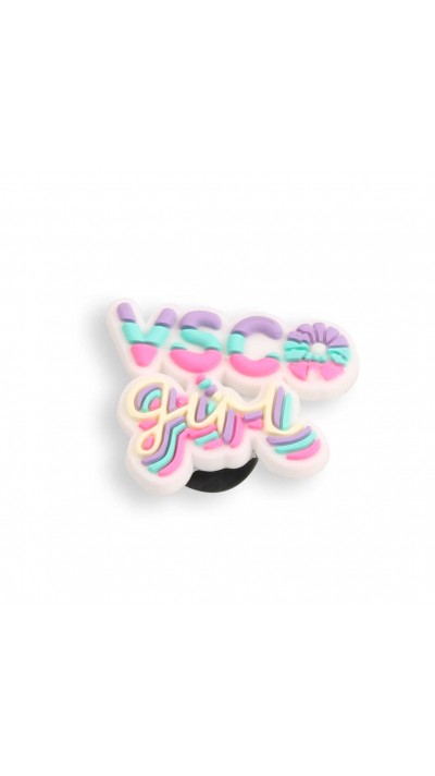 Charm bijou 3D pour coque avec trous style Crocs - VSCO Girl