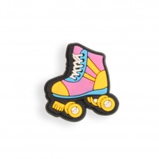 Charm bijou 3D pour coque avec trous style Crocs - Vintage Retro Roller