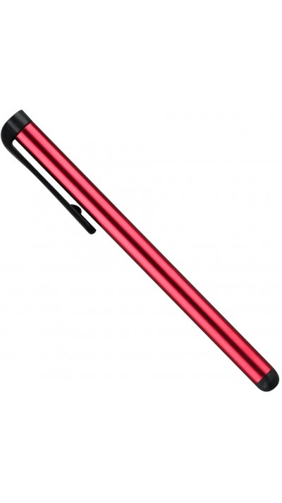 Stylet de précision universel - Stylo tactile pour les écrans Smartphones - Rouge