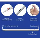 Stylus Pen Smart Touch Pencil Bluetooth Stift für iPad Modelle ab 2018 - Weiss