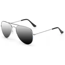 "For The Look" Sunglasses - Sonnenbrille in Aviator Style mit UV Schutz - Silber
