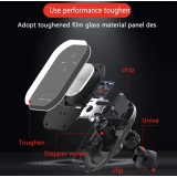 High-Tech Handyhalter 10W Qi fürs Auto - Smart Sensor mit Wireless charging - Silber