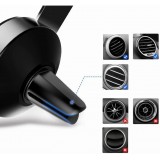 Support de téléphone Gravity Ugreen LP130 40907 pour aération de voiture - Argent