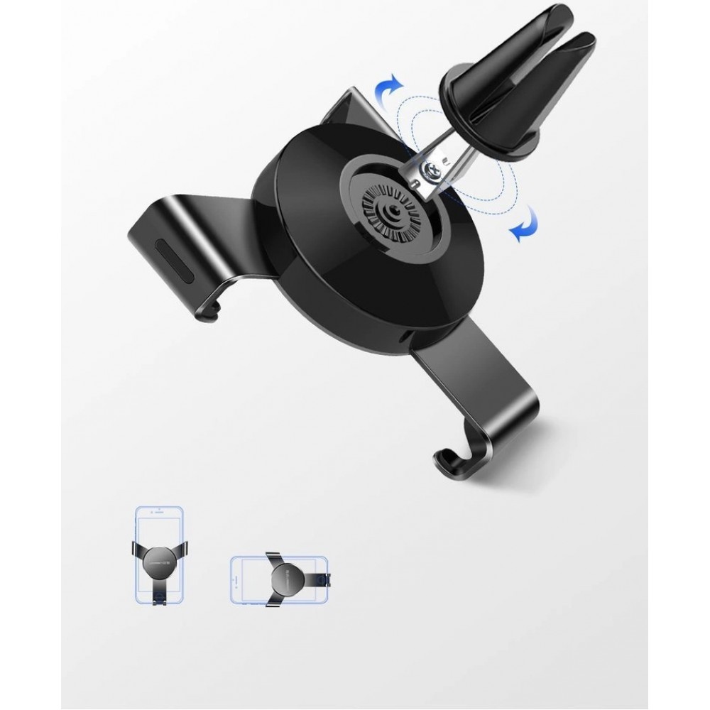 Support de téléphone Gravity Ugreen LP130 40907 pour aération de voiture - Argent