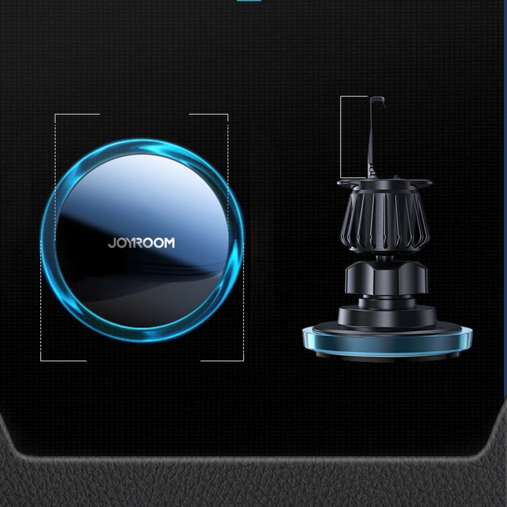 Joyroom Auto-Handyhalter mit Qi 15W Induktiv-Ladegerät, USB-C, MagSafe-kompatibel für Lüftung - Schwarz