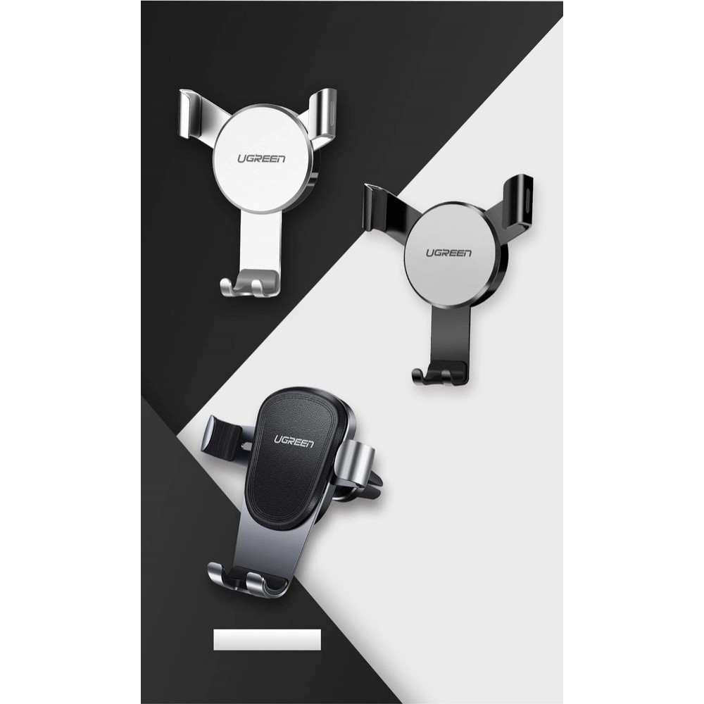 Support de téléphone voiture universel adaptable Gravity pour grille de ventilation Ugreen - Gris