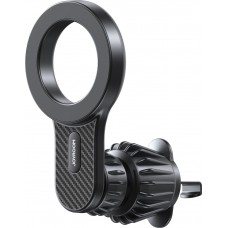 Support de voiture magnétique look carbon pour iPhone avec MagSafe Joyroom JR-ZS355 - Noir
