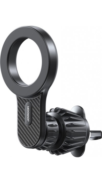 Support de voiture magnétique look carbon pour iPhone avec MagSafe Joyroom JR-ZS355 - Noir