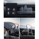 Support de voiture magnétique look carbon pour iPhone avec MagSafe Joyroom JR-ZS355 - Noir