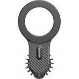 Support de voiture magnétique look carbon pour iPhone avec MagSafe Joyroom JR-ZS355 - Noir