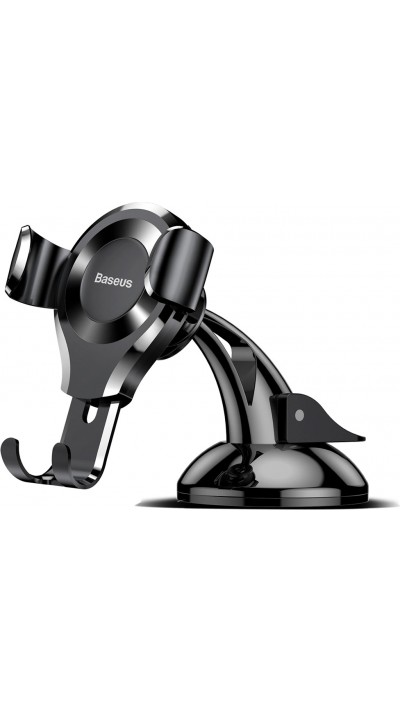 Support de voiture pour téléphone universel Gravity Baseus Osculum SUYL-XP01 pour pare-brise ou tableau de bord - Noir