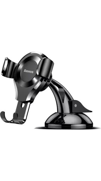 Support de voiture pour t&eacute;l&eacute;phone universel Gravity Baseus Osculum SUYL-XP01 pour pare-brise ou tableau de bord - Noir