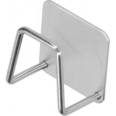 Edelstahl Schwamm- und Geschirrhalter für Spülbecken, Küche & Badezimmer - Silber