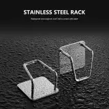 Support en acier inoxydable pour éponges et vaisselle pour évier, cuisine & salle de bains - Argent