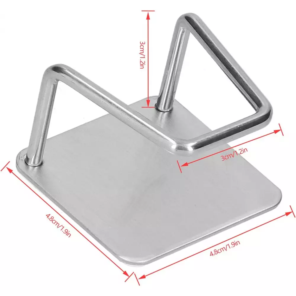 Support en acier inoxydable pour éponges et vaisselle pour évier, cuisine & salle de bains - Argent