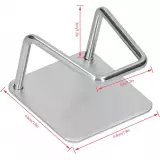 Support en acier inoxydable pour éponges et vaisselle pour évier, cuisine & salle de bains - Argent