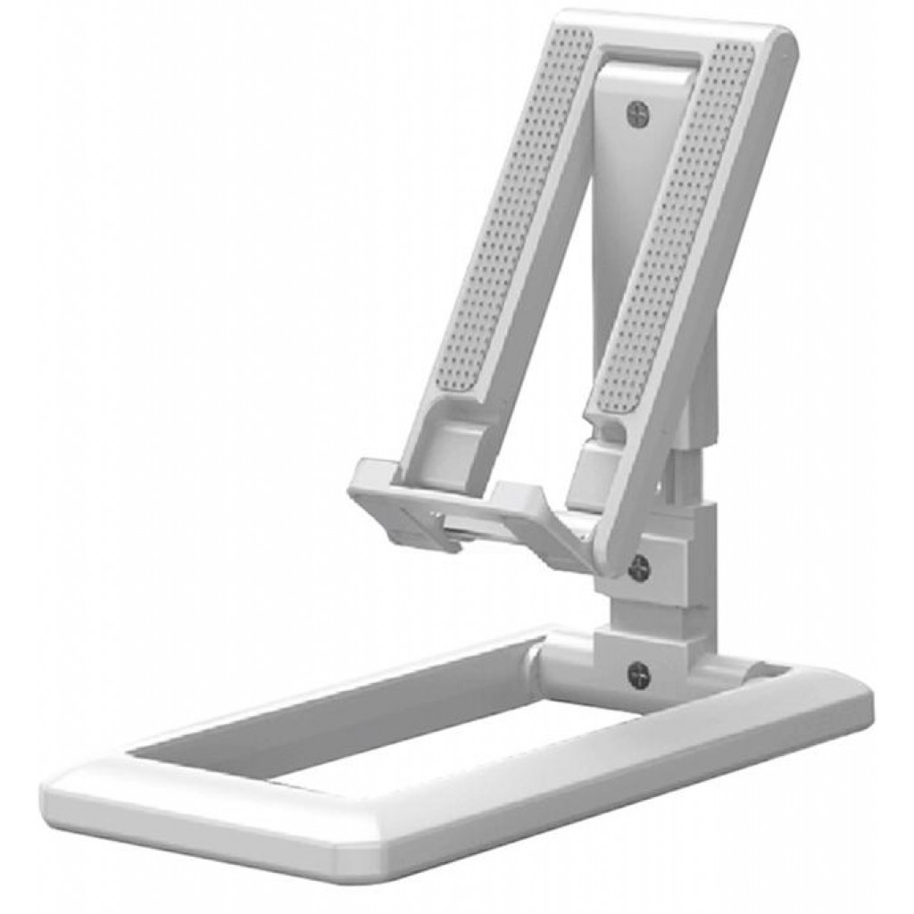 Support Téléphone Bureau Support Téléphone Universel Rotatif 360° - Aluminium Réglable Pour Smartphones Et Tablettes 4.7-12" - Argent Accessoire Mobile Universel