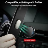 Anneau support 360° - Support de doigt interchangeable pour Smartphone / Tablettes - Argent