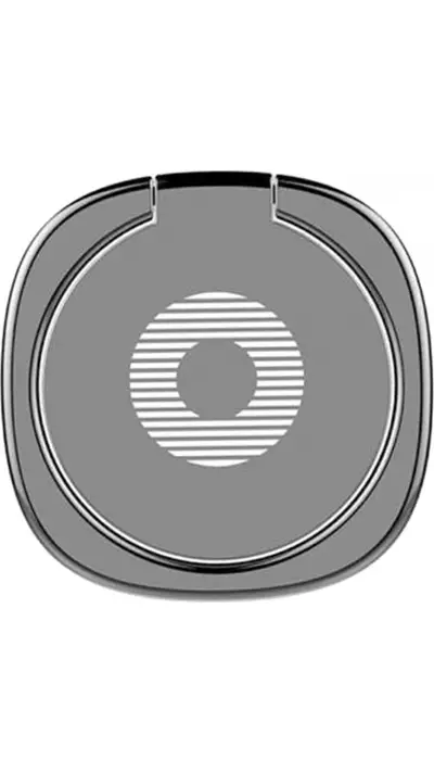 Anneau support 360° - Support de doigt interchangeable pour Smartphone / Tablettes - Noir