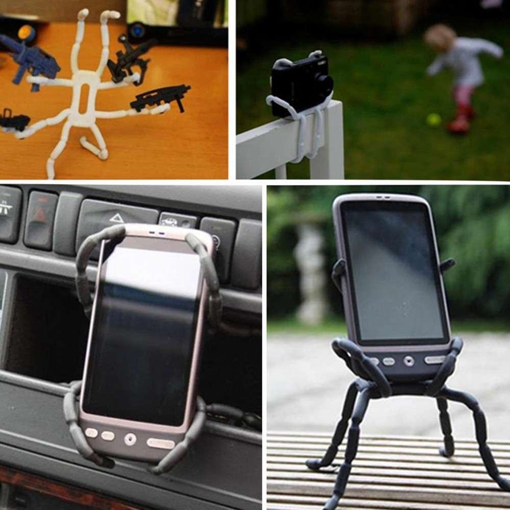 Support universel Spider - Support multifonctionnel pour Smartphone - Bureau / Maison / Voiture