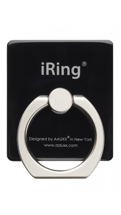 iRing support 360° - Support de doigt interchangeable pour Smartphone / Tablettes - Noir